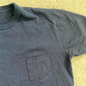 3sixteen Men’s Navy Heavyweight Tee, XL